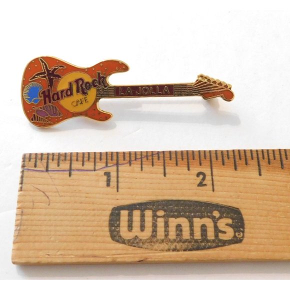 Hard Rock Cafe La Jolla Guitar Collectible Pin California Seashells 2.25 Inch - Picture 5 of 8